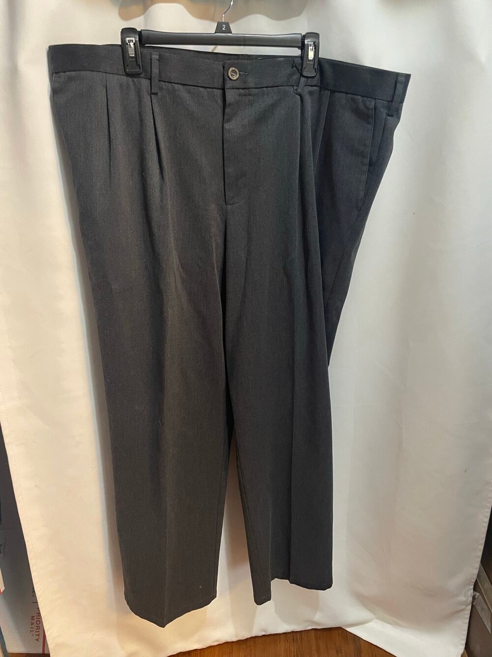 Dockers d3 classic fit dress pants dark gray 44x32